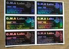 검은 GMA 연구소 의약품 병 라벨 DECA/ 검사 Ｅ 300 레이저 물약병 스티커