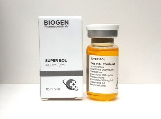 Superbol 400 Biogen Pharmaceuticals 바이알 라벨 및 박스