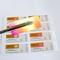 약학을 위한 강한 접착제 10ml 작은 유리병 상표 애완 동물 레이저 영화 Cmyk 인쇄