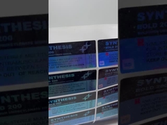 반짝이는 표면 마감과 함께 방수 영구 접착 유리 병 라벨