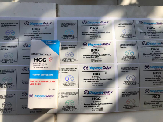 Pharma SOmatropin 성장 호르몬 플라스틱 쟁반 2ml 작은 유리병 HG 포장 상자
