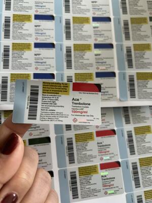 트레 아세테트 100 Mg 6x3cm 10ml 유리 병에 적합