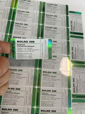 Bold 300 EQ 300 10 Ml Glass Vial LABELS