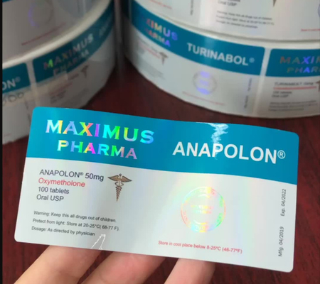 Boldenone Undecylenate USP 250mg/ml를 위한 Maximus Pharma 10ml 작은 유리병 상표 및 상자