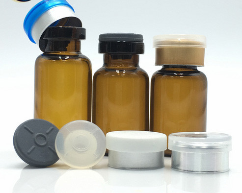 선명한 갈색 10ml 유리 병 주입용 액체 기름용 작은 유리 병