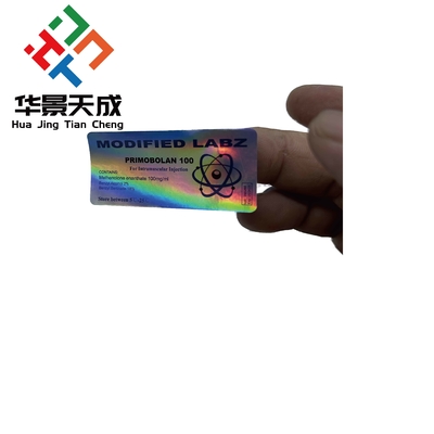 펩타이드 인체육을 위한 강한 접착성 10ml 병 라벨 유리 병