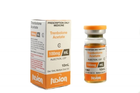 다양한 제품 이름과 색상과 함께 Fusion Pharma 10ml 수포의 홀로그래픽 라벨
