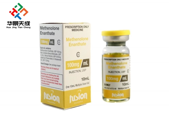 다양한 제품 이름과 색상과 함께 Fusion Pharma 10ml 수포의 홀로그래픽 라벨