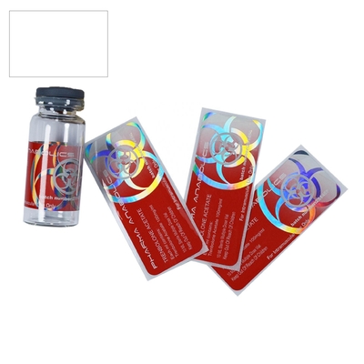 유리 10ml 병 라벨 인쇄 10ml 병에 맞춤 홀로그램 라벨