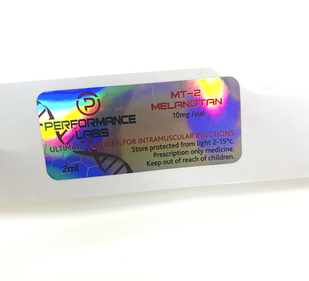 Cyp 250mg 접착 스티커 홀로그래픽 사용자 지정 인쇄 라벨 10ml 수포 라벨