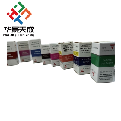 300g 종이 포장 약품 유리 병 상자 보디빌딩 인쇄 10ml 라벨 상자