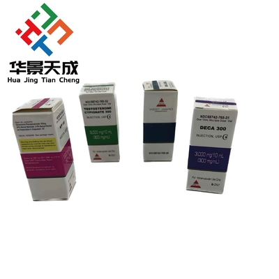 300g 종이 포장 약품 유리 병 상자 보디빌딩 인쇄 10ml 라벨 상자