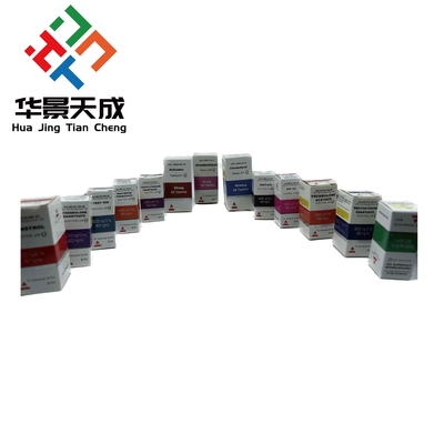 300g 종이 포장 약품 유리 병 상자 보디빌딩 인쇄 10ml 라벨 상자