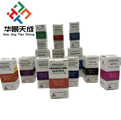 300g 종이 포장 약품 유리 병 상자 보디빌딩 인쇄 10ml 라벨 상자