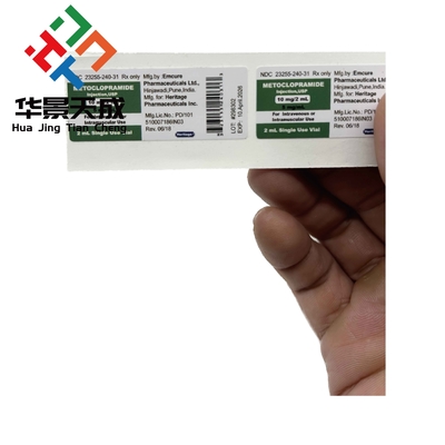 PVC 2ml 펩타이드 병 세마글루타이드 라벨 Bpc 157