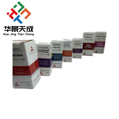 테스트 E 주입유 홀로그램 라벨 및 상자 10ml 병 상자 종이 포장