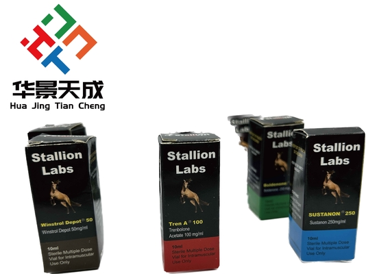 테스트 E 주입유 홀로그램 라벨 및 상자 10ml 병 상자 종이 포장