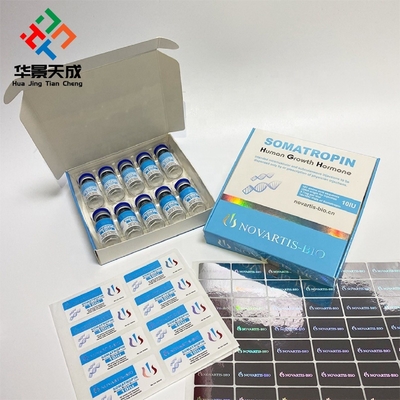 Bpc 2ml 펩타이드 플라스크 라벨 약국 포장 라벨