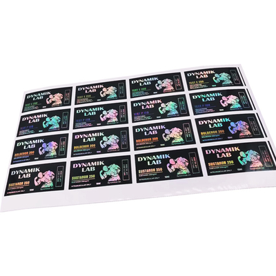 나노 P 강한 접착성 비닐 10ml 식약 라벨 10ml 비독성 식약 인쇄 의약품 라벨