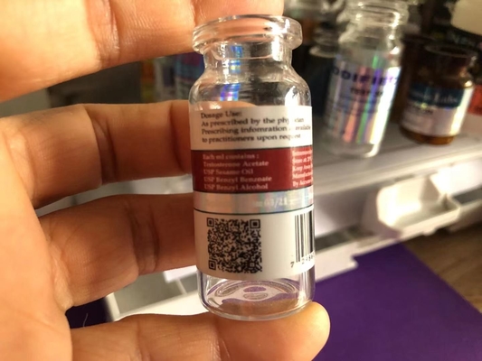 10ml 홀로그래픽 접착성 스테로이드 약용 알약 용 수약 라벨 최소 주문 100 PC 항공 배송 요구