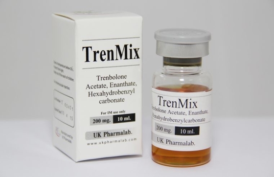 광택 / 매트 마무리 다중 복용량 10ml 플라스크 라벨 퀘어 샤프 나노 드롤론 디카노이트 유리 용기