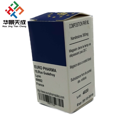맞춤형 10ml 방울 상자 스테로이드 데카바이올 포장용 종이 반짝이는 마무리