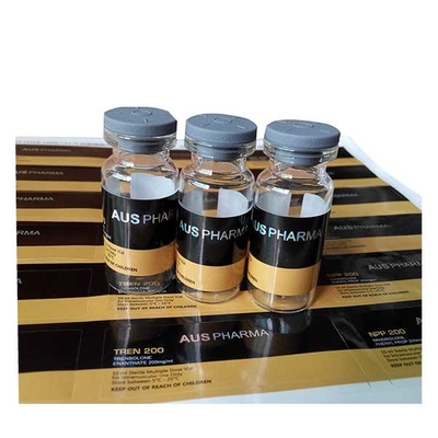 10ml 의약품 병용 맞춤형 사각형 모양 접착식 라벨 스티커