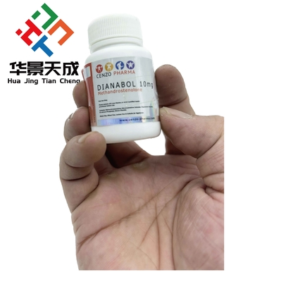 메탄드로스텐돌론 10mg 100 태블릿 홀로그램 맞춤형 알약 병 라벨