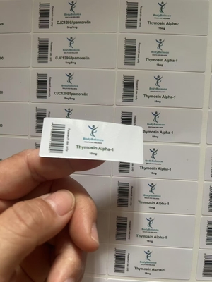 티모신 알파-1 펩타이드 접착제 2ml 펩타이드 자착성 병 라벨