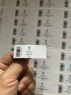 티모신 알파-1 펩타이드 접착제 2ml 펩타이드 자착성 병 라벨