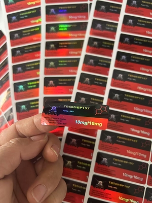 HCG 5000iu 2ml 유리 병 라벨