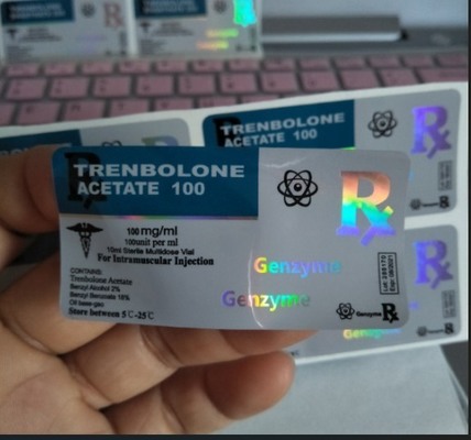 10ml 병 라벨 및 상자에 대한 사용자 지정 로고 및 브랜드