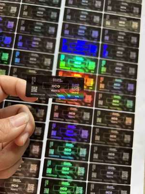 Hcg 1000iu Laser Materail PET Peptide Vial LabelsLABELS