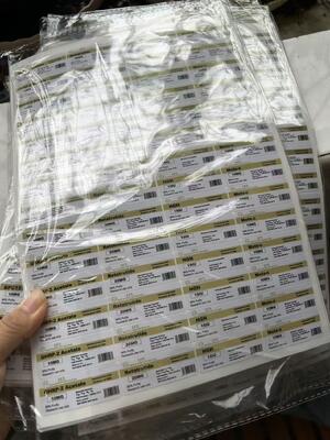 5-아미노-1mq 50mg PVC 재료 3ML 펩타이드 수송물 접시 라벨 라벨