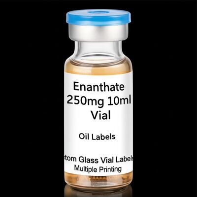 Enanthate 250mg 10ml vial labels Oil Labels Custom Glass Vial Labels with Multiple Printing