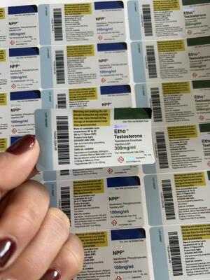 트레 아세테트 100 Mg 6x3cm 10ml 유리 병에 적합