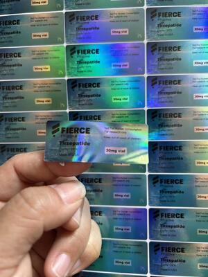 BPC 157 5mg 펩타이드 플라스크 라벨