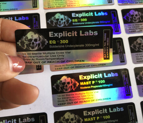 약제 작은 유리병을 위한 방수 10ml 작은 유리병 상표 4C 풀 컬러