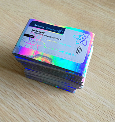 디지털 인쇄 플라스크 플라스크 라벨 정사각형 모양 10ml