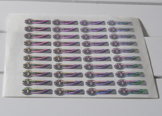 색깔 - 부호 떨어져 찰상에 변화는 안전 홀로그램 스티커