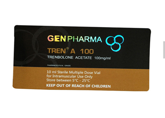 이동할 수 있는 약제 스티커가 홀로그램 인쇄 10ml 주문 작은 유리병에 의하여 레테르를 붙입니다