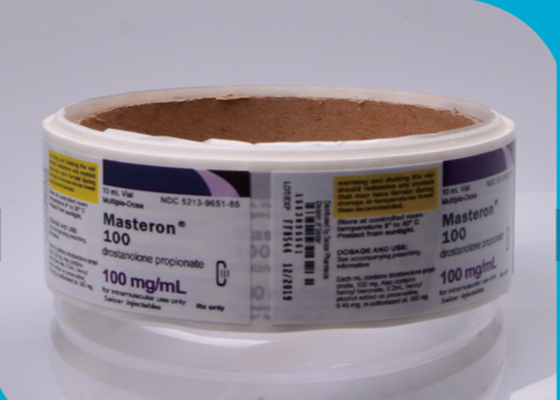 방수 뜨거운 목록 10ml 작은 유리병 상표, 개인적인 주문 접착성 라벨 스티커