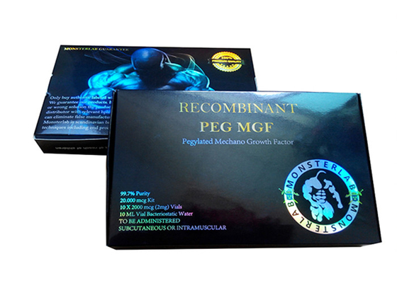 높은 광택 박판을 가진 주문 로고 홀로그램 약 병 상자