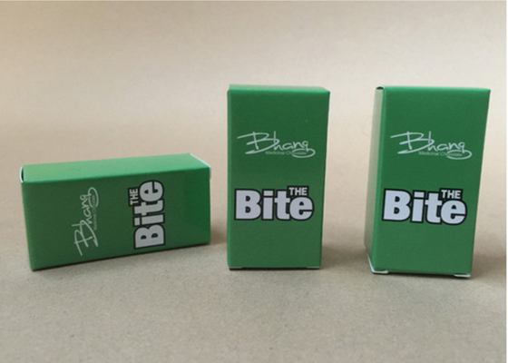 백색 로고를 가진 풀 컬러 배경을 포장하는 디자인 10ml 작은 유리병 상자를 해방하십시오