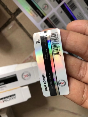 Bpc 2ml 펩타이드 플라스크 라벨 약국 포장 라벨