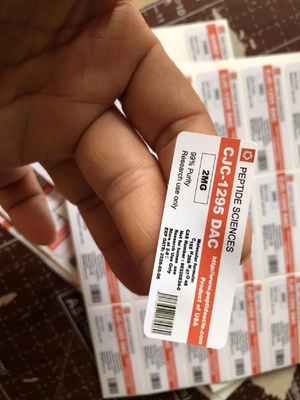 방수 펩타이드 Tb500 2ml 3ml 소형 플라셔 레이저 홀로그램 소재로 된 라벨