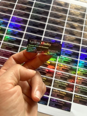 3ml 병 PET 주사 펩타이드 병 화려한 발크로 구성된 맞춤형 Hg h 라벨