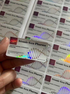 스테로이드 제품 테스트용 맞춤형 접착 주사 기름 라벨 Cyp