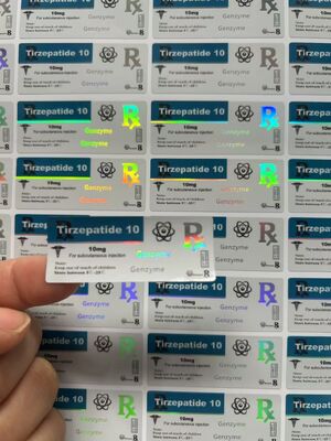 방수 H GH 200IU 펩타이드 2ML 3ML 수포 병 라벨 화려한 마무리