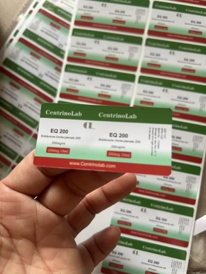 레이저 반짝이는 효과와 맞춤형 디자인을 가진 Testo E 나노 실험실용 방수 및 내구성 유리 병 라벨